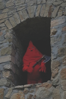 Notebook: Executioner with an Ax : Executioner with an Ax in Red Costiume