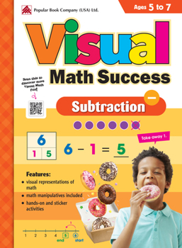 Paperback Visual Math Success: Subtraction - Ages 5 to 7 Book