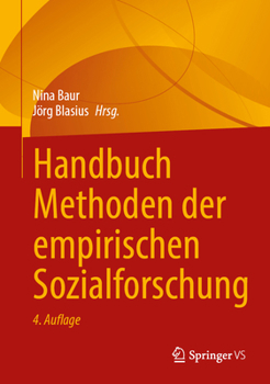 Hardcover Handbuch Methoden Der Empirischen Sozialforschung [German] Book