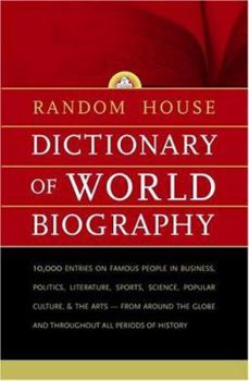 Paperback Random House Dictionary of World Biography Book