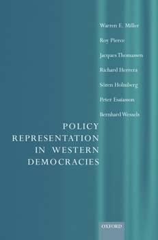 Hardcover Policy Representation in Western Democracies Book