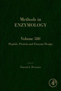 Hardcover Peptide, Protein and Enzyme Design: Volume 580 Book