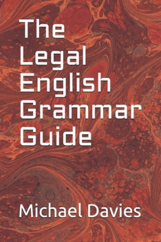 Paperback The Legal English Grammar Guide Book