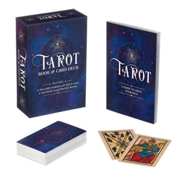Hardcover Tarot Book & Card Deck: Includes a 78-Card Marseilles Deck and a 160-Page Illustrated Book