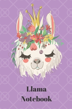 Paperback llama notebook Book