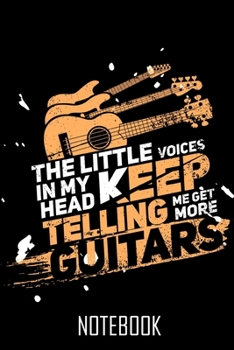 Voice  Guitars - Notebook -  Notizbuch - 100 Pages - 100 Seiten - Journal