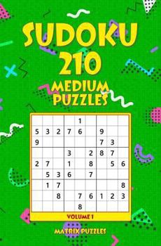 Paperback Sudoku: 210 Medium Puzzles Book