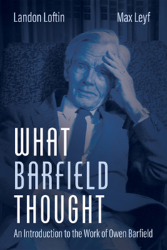 Paperback What Barfield Thought Book