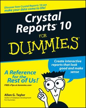 Paperback Crystal Reports 10 for Dummies Book