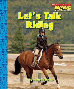 Library Binding Let's Talk Riding Book
