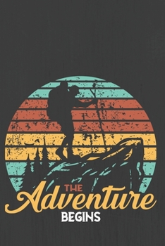 THE ADVENTURE BEGINS: Hiking Journal With Prompts To Write In, Trail Log Book, Hiker's Journal, Hiking Journal, Hiking Log Book, Hiking Gifts,