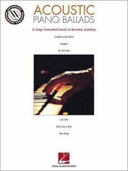 Paperback Acoustic Piano Ballads Book