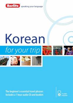 Audio CD Berlitz Korean for Your Trip Book