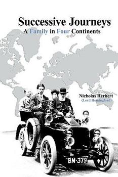 Hardcover Successive Journeys, a Family in Four Continents Book
