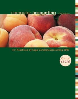 Spiral-bound Computer Accounting with Peachtree by Sage Complete Accounting 2009 [With CDROM] Book