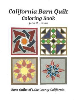 Paperback California Barn Quilt Coloring Book