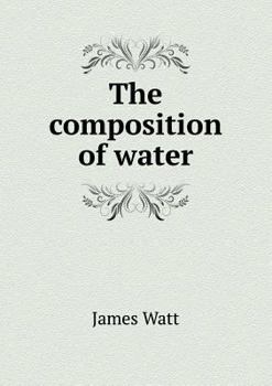 Paperback The composition of water Book