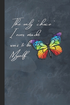 Rainbow Butterfly Notebook: Blank Composition Notebook To Record Your Thoughts  and Journal Your Adventures