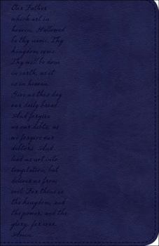 KJV Pray the Scriptures Bible Navy, Lord's Prayer Design Duravella