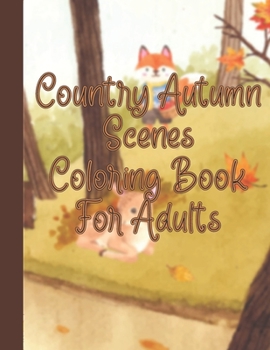 Paperback Autumn Coloring Book for Adults [German] Book