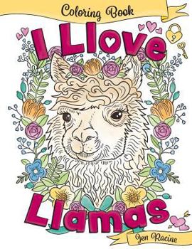 Paperback I Llove Llamas Coloring Book