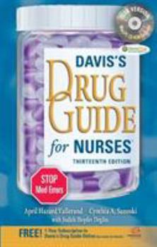 Paperback Davis's Drug Guide for Nurses [With CDROM] Book