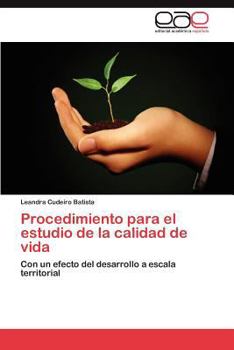 Paperback Procedimiento Para El Estudio de La Calidad de Vida [Spanish] Book