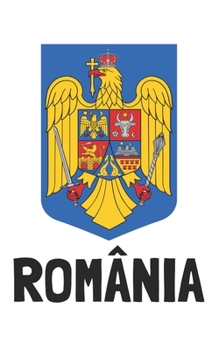 România: Handy journal notebook diary with blank lined paper to write in (Europe)