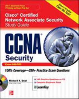 Paperback CCNA Cisco Certified Network Associate Security Study Guide (Exam 640-553) [With CDROM] Book