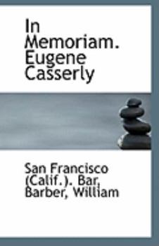 Paperback In Memoriam. Eugene Casserly Book