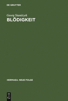 Hardcover Blödigkeit: Beschreibungen Des Individuums Im 18. Jahrhundert [German] Book