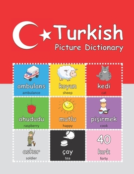 Paperback Turkish Picture Dictionary: with audio Book