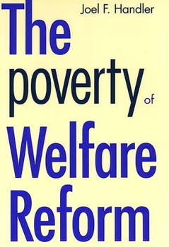 Paperback The Poverty of Welfare Reform Book