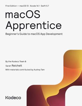 Paperback macOS Apprentice (First Edition): Beginner's Guide to macOS App Development Book