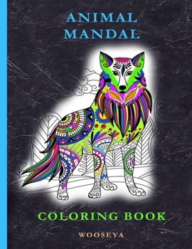 Paperback Animal Coloring Book: Animal Coloring Book for Adults Book