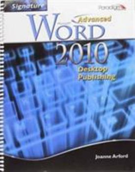 Paperback Advanced MS Word 2010 Desktop Book