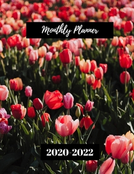 Paperback Monthly Planner 2020-2022: Monthly Planner, Monthly Planner and Organizer, [8.5 in. x 11 in.] Book