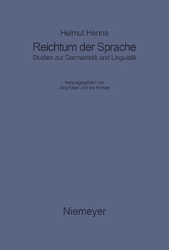 Hardcover Reichtum der Sprache [German] Book