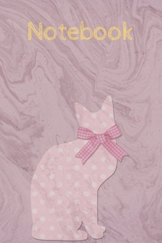 marble cat notebook: Cute Inspirational Notebook marble Gift for Women, men , Teachers; Trendy Marble Notebook