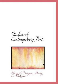 Hardcover Studies of Contemporary Poets Book