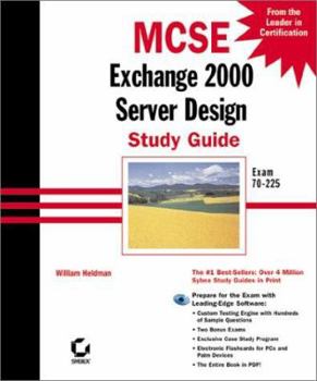 Hardcover MCSE: Exchange 2000 Server Design Study Guide [With CD-ROM] Book