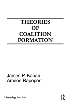 Hardcover Theories of Coalition Formation Book