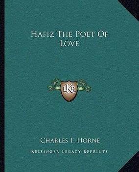 Paperback Hafiz The Poet Of Love Book