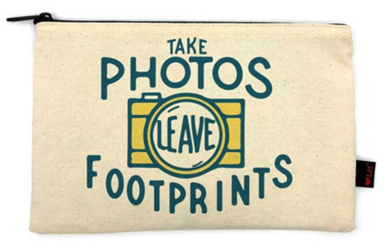Misc. Take Photos, Leave Footprints Pencil Pouch Book