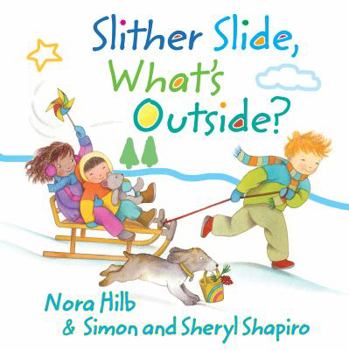 Paperback Slither Slide, What's Outside? Book