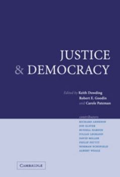 Hardcover Justice and Democracy Book