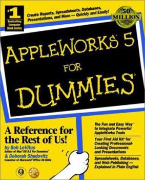 Paperback AppleWorks 5 For Dummies Book