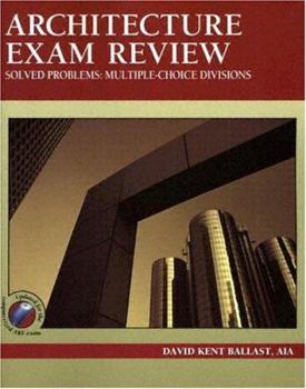 Paperback Architecture Exam Review, Solved Problems: Multiple-Choice Divisions Book