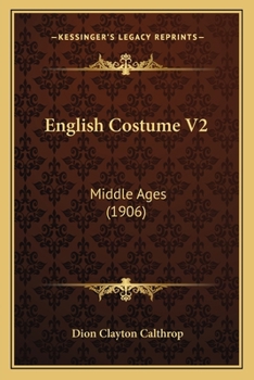 Paperback English Costume V2: Middle Ages (1906) Book