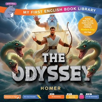 Paperback The Odyssey (Smart Hippo My First English Book Library): Educational Storybook (ESL Students) Book